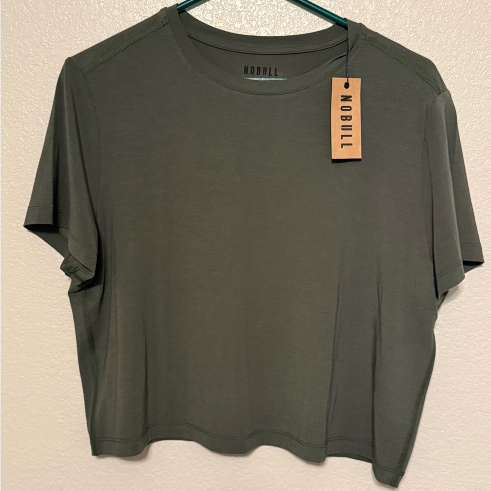 NOBULL Women's Olive Short Sleeve Tee
